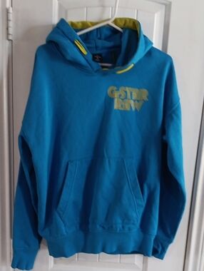 G-Star RAW x Snoop Dogg "Say It Witcha Booty" Disco Hoodie Blue XS